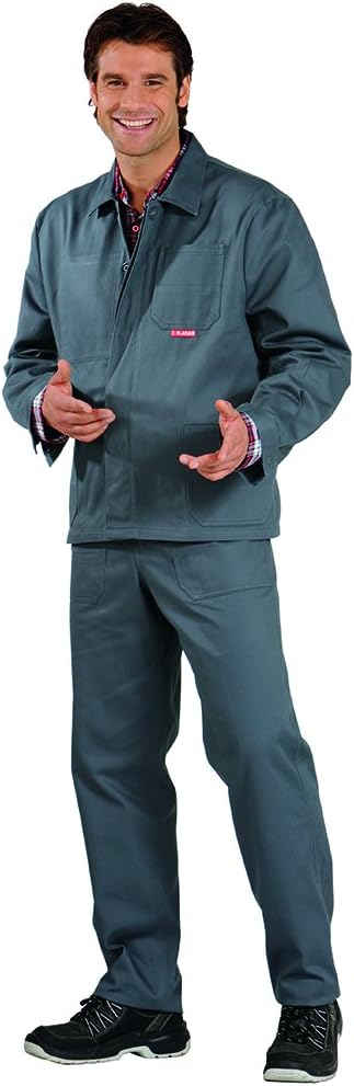 Planam 190 BW 290 Arbeitsjacke - Optimale Sicherheit und Komfort - Farbe: Grau - Grösse: 54 Grau 54,