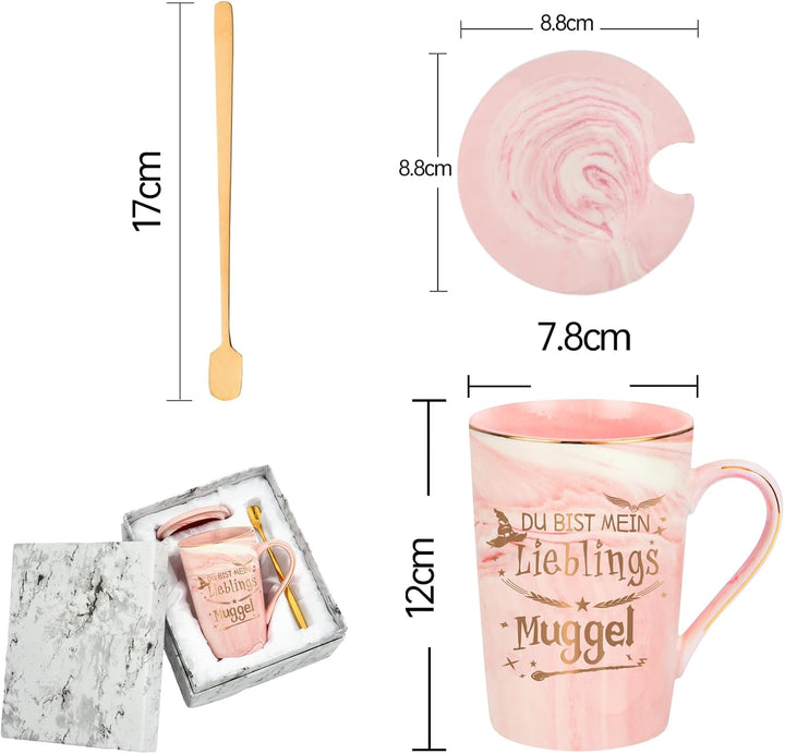 Lustige Harry Geschenke Tasse mit Spruch Du bist mein Lieblings Muggel, Geschenk für Freunde Freundi