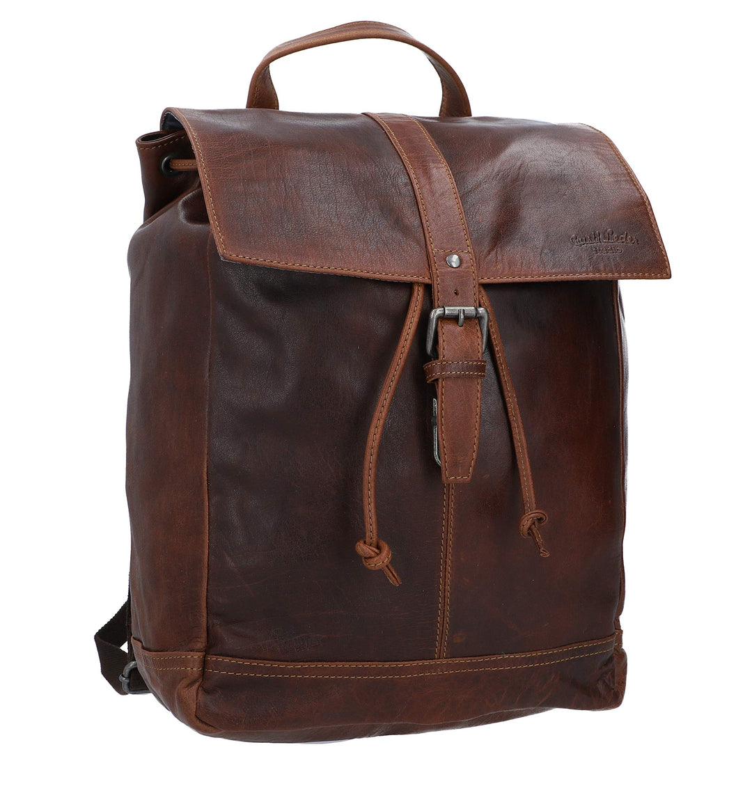 Gusti Kurierrucksack Leder - Jaime Rucksack Lederrucksack Vintage Cityrucksack Outdoorrucksack Lapto