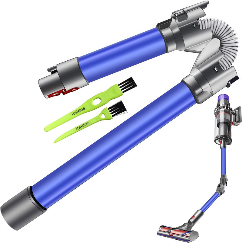 Italdos Teleskop-Schlauch, zusammenklappbar, kompatibel mit Dyson V8 V10 V11 V7 V15, Aluminiumrohr,