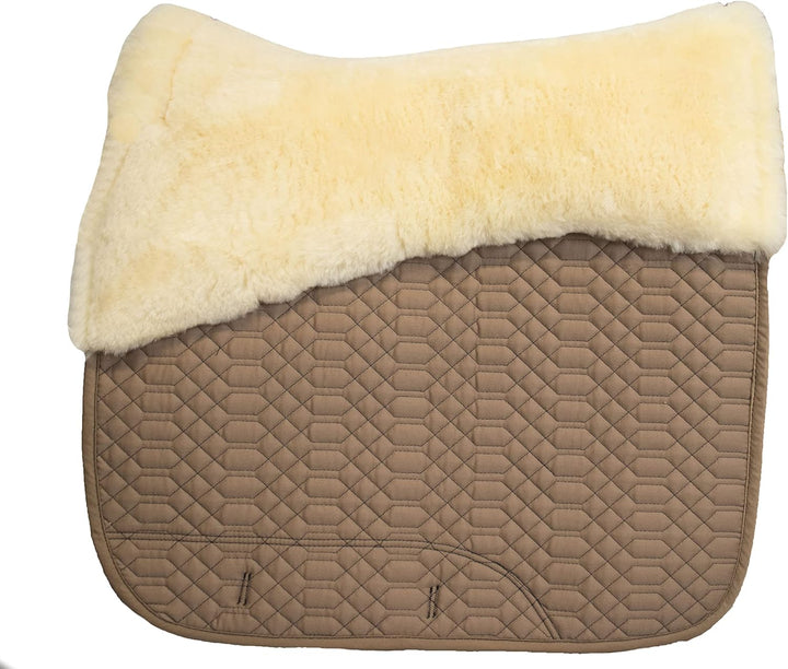 Engel Reitsport Lammfell Aufpolster Korrektur Schabracke Half Lined SCHABRA1AP-D-CAM-MED Stoff Camel