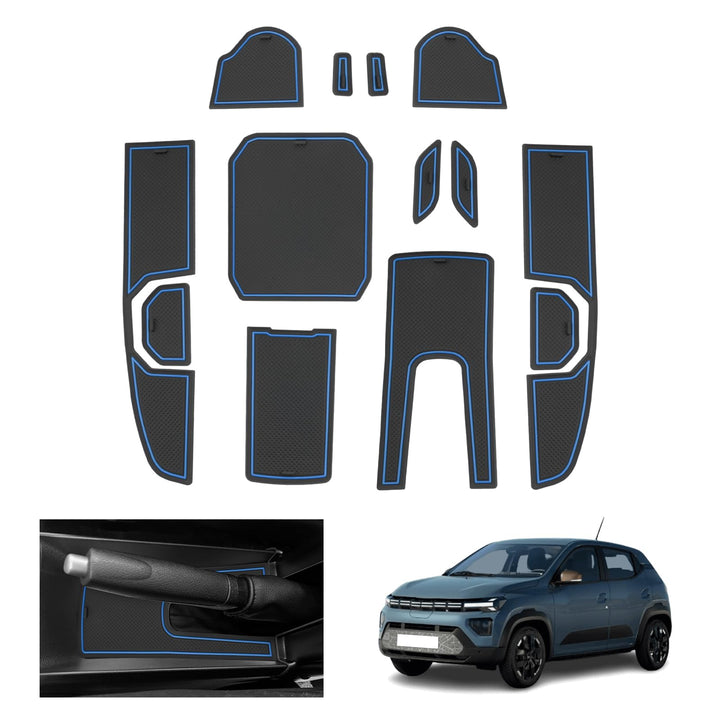 [Facelift 2025] GAFAT Neu Dacia Spring Electric EV 2025 2026 Antirutschmatten, Dacia Spring 2025 Gum