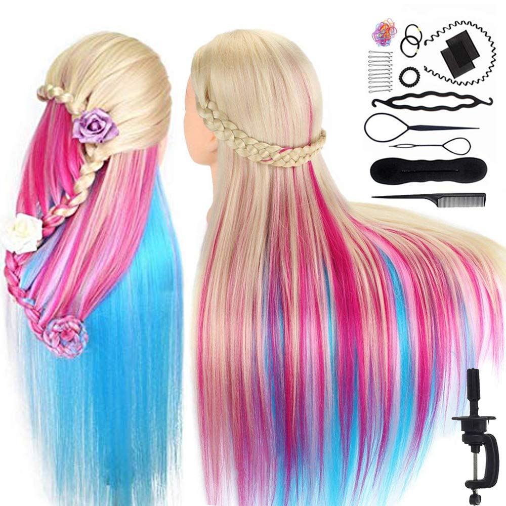 TopDirect 75cm/29.5 Zoll Trainingsköpfe für Friseure Übungskopf Friseurkopf Friseursalon Puppenkopf