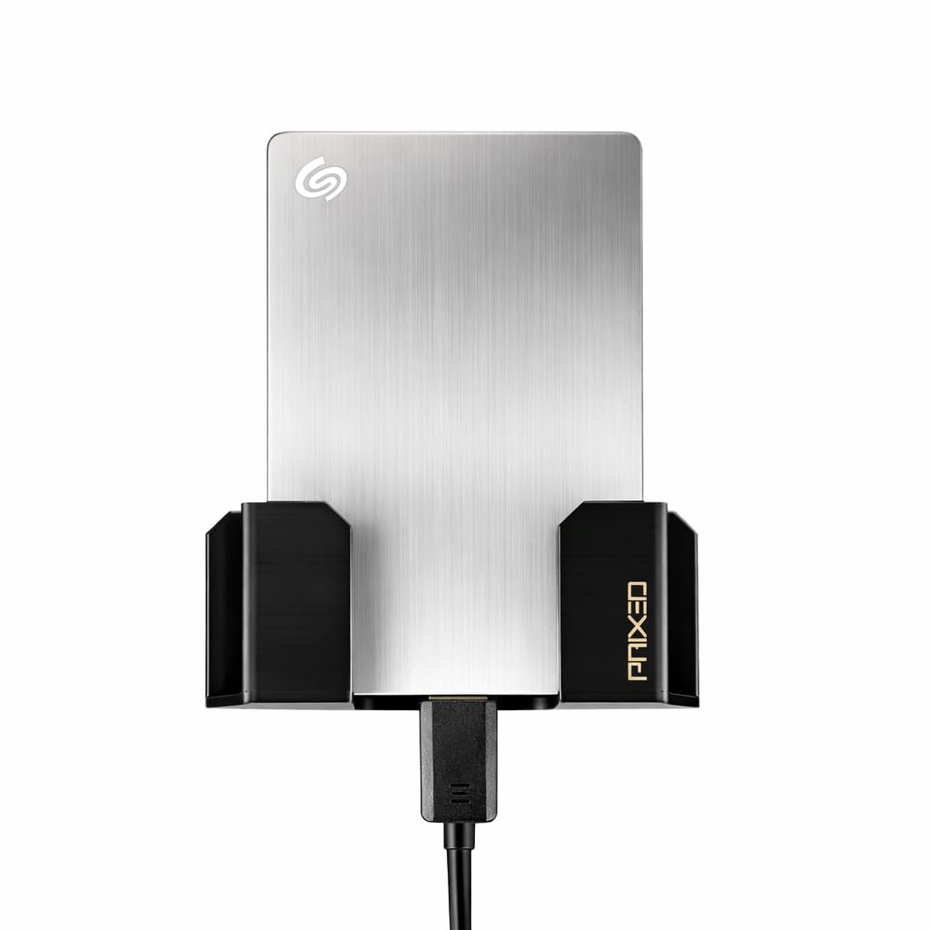 Festplattenhalter mit 3M-Klebefolie zur Wandmontage (Grösse E) – Für externe SSD – Verschiedene Grös