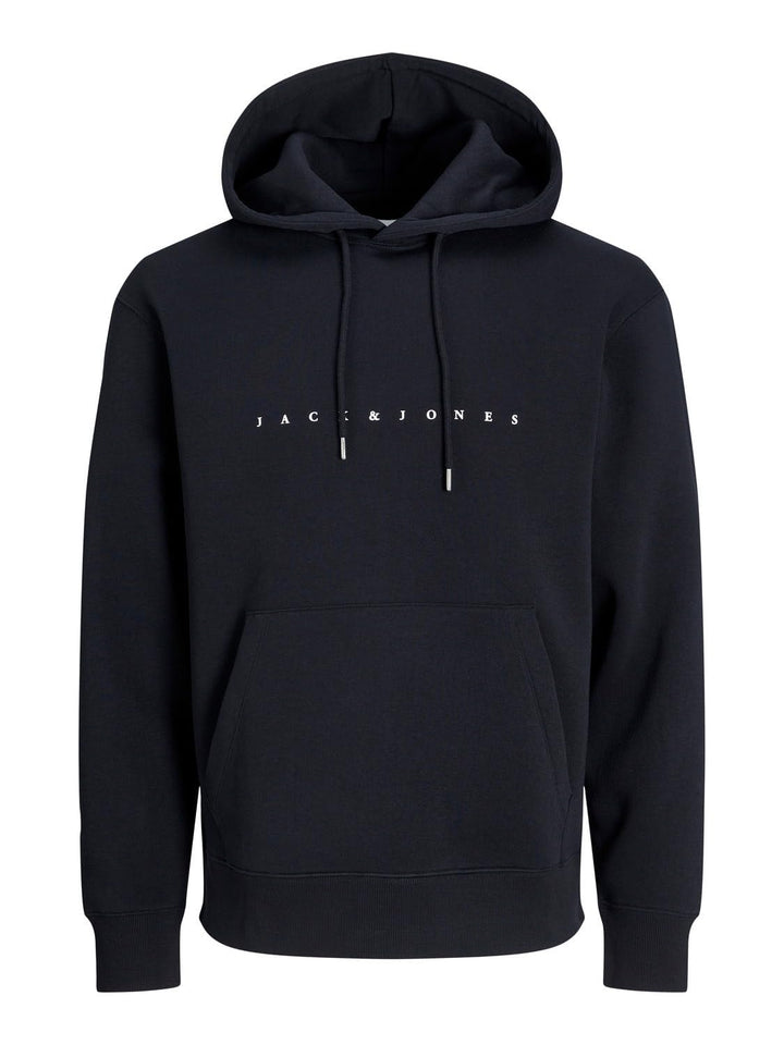 JACK & JONES Herren Hoodie Kapuzenpullover JJESTAR JJ Sweat Hood - Relaxed Fit XS Schwarz, XS Schwar