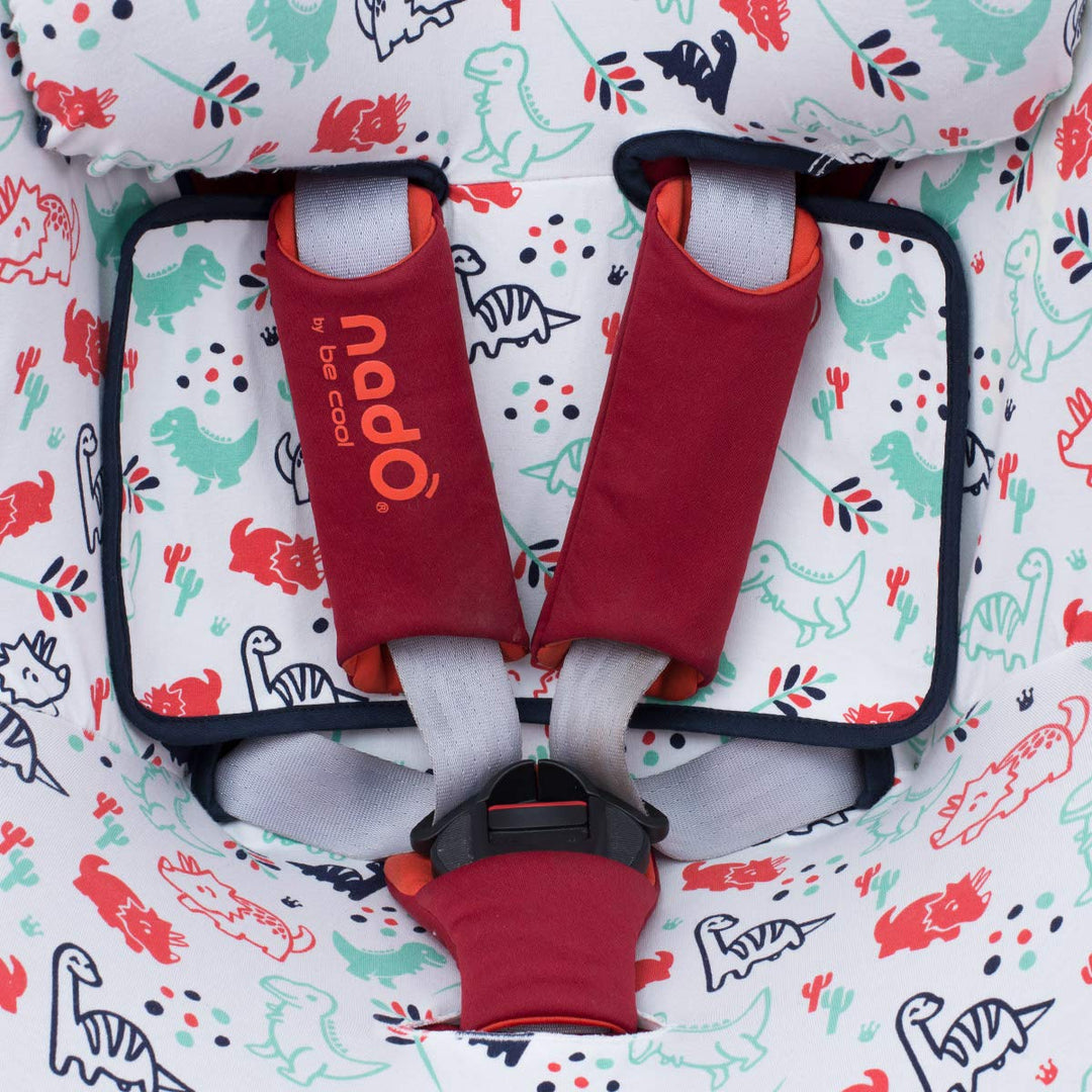 JYOKO KIDS Bezug Kompatibel mit Be Cool Nadò O3, Chicco 2 Easy (Dino Party), Dino Party