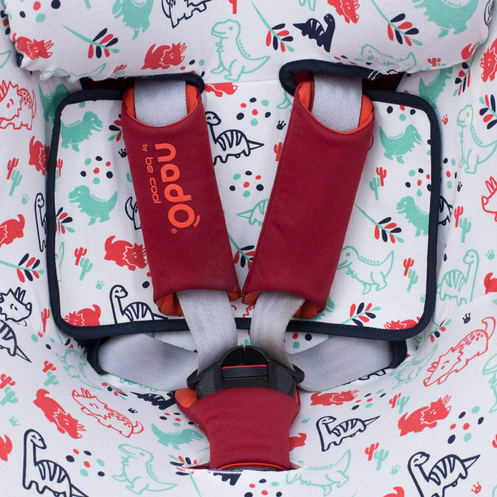 JYOKO KIDS Bezug Kompatibel mit Be Cool Nadò O3, Chicco 2 Easy (Dino Party), Dino Party