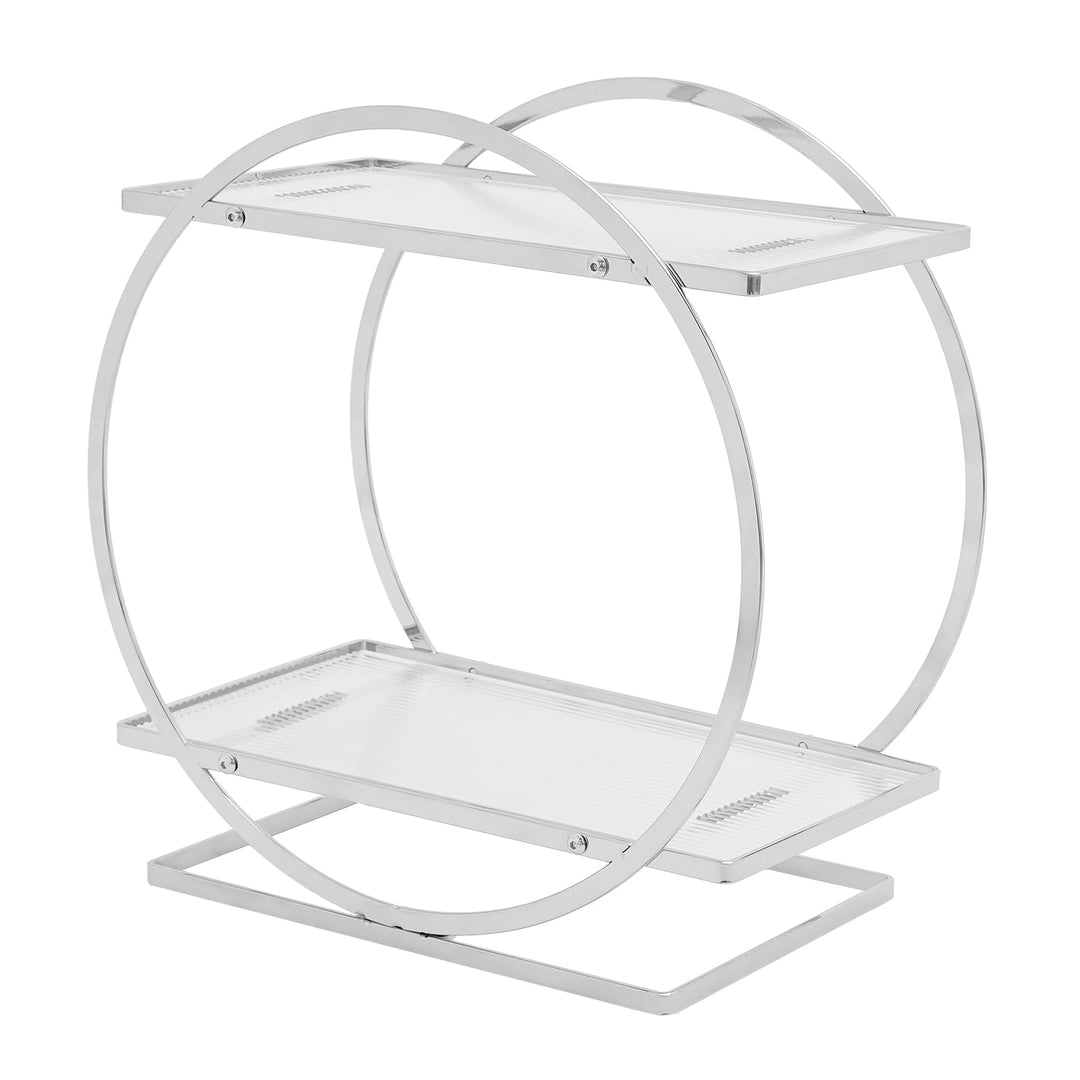 2Tier kosmetisches Display, Parfüm Organizer für Kommode, Make-up-Organizer für Schminktisch, Badezi