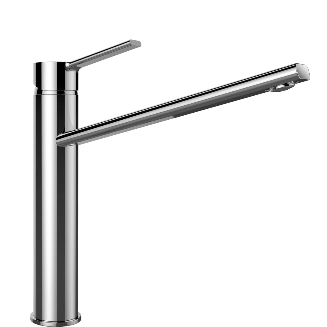 Schock 588000CHR Küchenarmatur Papilio Chrom – Hochdruck Armatur CRISTADUR mit Festauslauf, eingebau