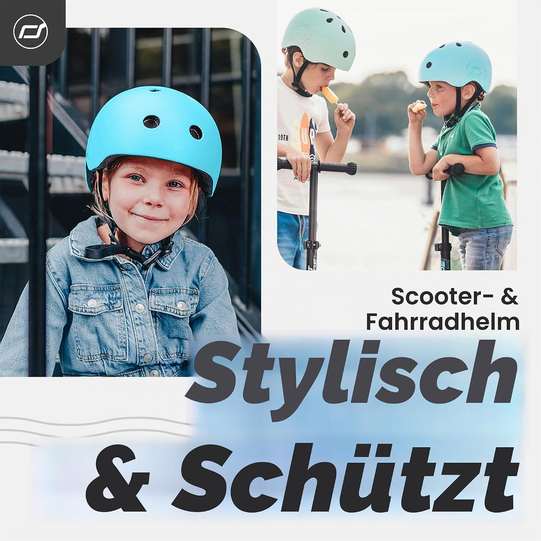 Scoot &amp; Ride, S - M Size Kids Helmet blueberry, blueberry
