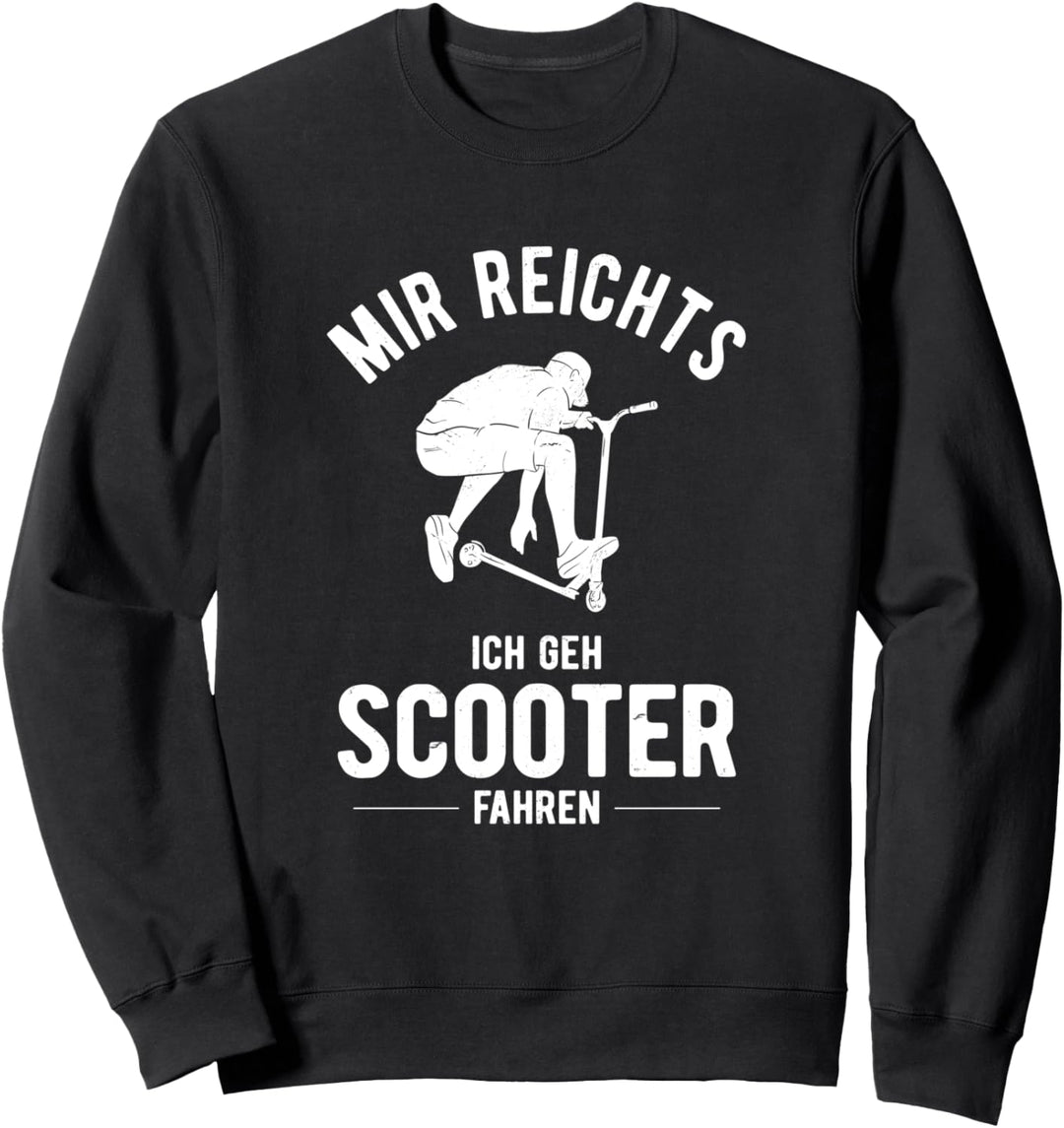 Stunt Scooter Roller Tretroller Spruch Jungen Kinder Sweatshirt