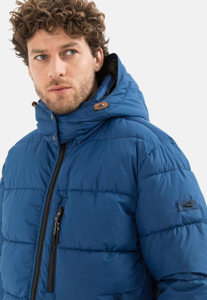 camel active Herren Steppjacke aus recyceltem Polyamid 30 Braun, 30 Braun