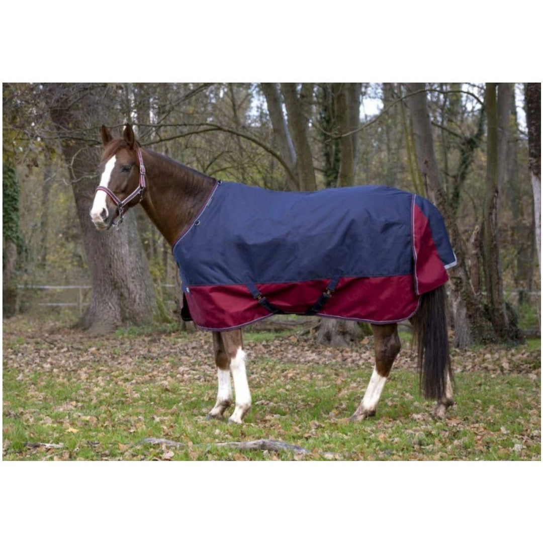 Equi-Theme Stalldecke TYREX 1200D Marineblau/Bordeauxrot marineblau/bordeauxrot 125cm, marineblau/bo