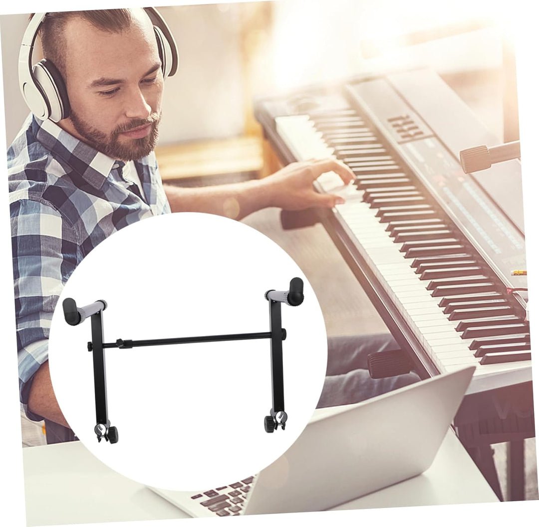 HEALLILY Keyboard Stand Klaviertastaturständer Universal Iron Art Elektrische Orgel Klavierständer T