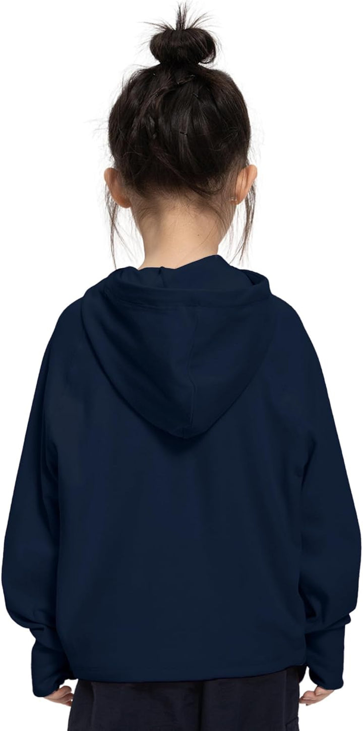 Rolanko Mädchen Hoodies Fleece Sweatshirts Langarm Gemütlicher Leichter Kapuzenpullover Oberteile mi