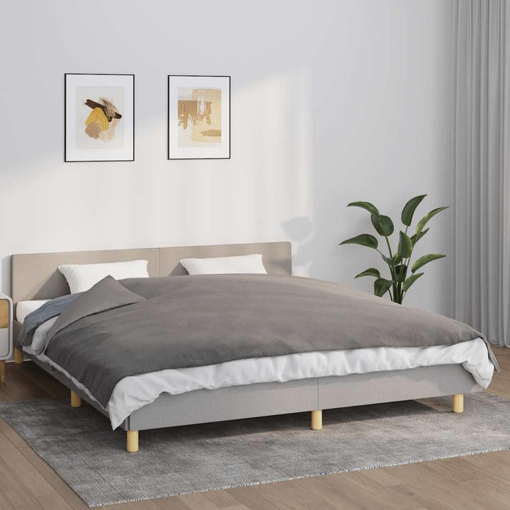 Gewichtsdecke mit Bezug Grau 155x220 cm 11 kg Baumwolle atmungsaktiv weich mit Polyesterfüllung für