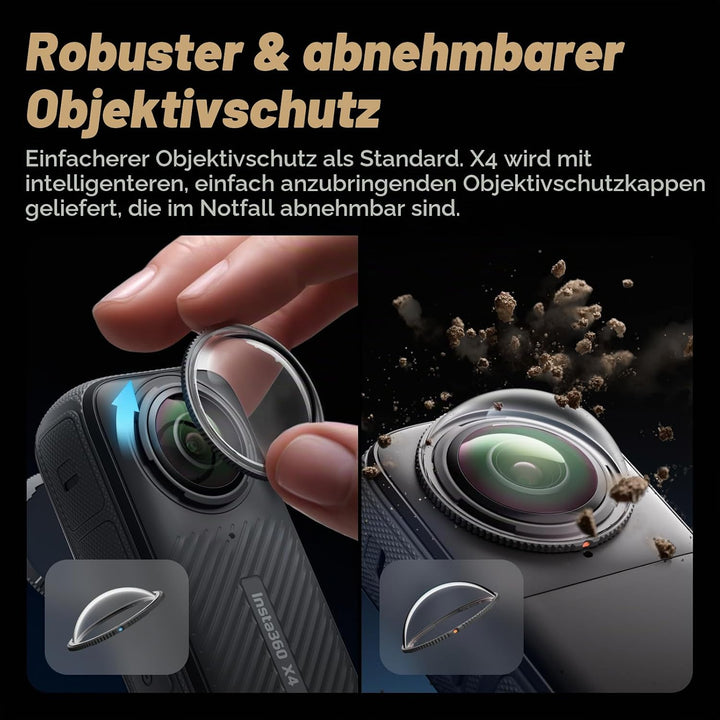Insta360 X4 Peter McKinnon Edition – wasserdichte 8K 360°-Action-Cam, 4K Weitwinkelvideos, Unsichtba