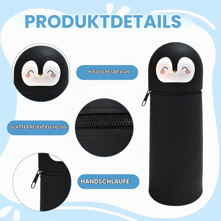 MäPpchen Pinguin FedermäPpchen Kinder Kawaii FedermäPpchen FedermäPpchen, Zweifarbige löschbare Gels