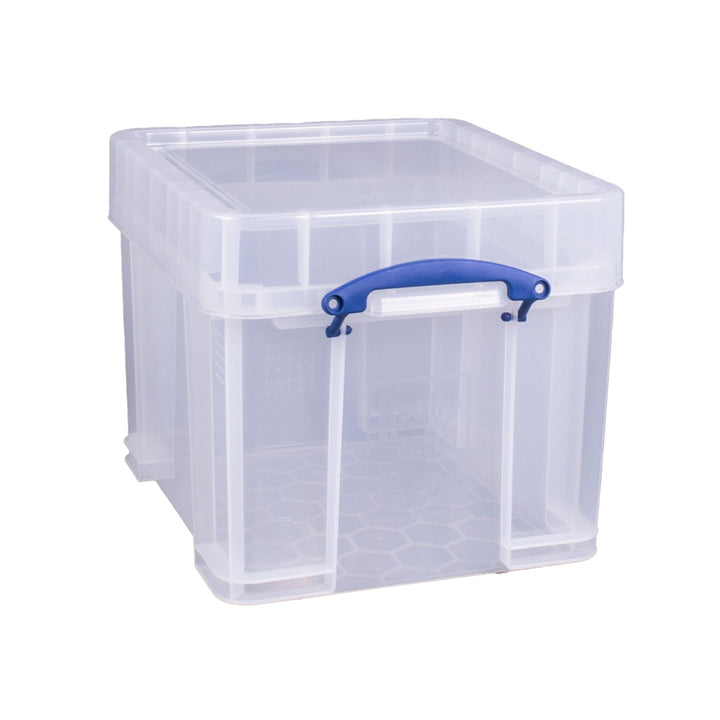 Really Useful Aufbewahrungsbox, 35 Liter, Grösse XL, transparent