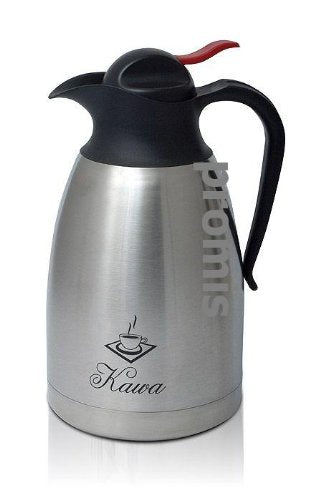 Kaffeekanne Isolierkanne Thermokanne Edelstahl 2 Liter Kanne Kaffee Kawa Neuware