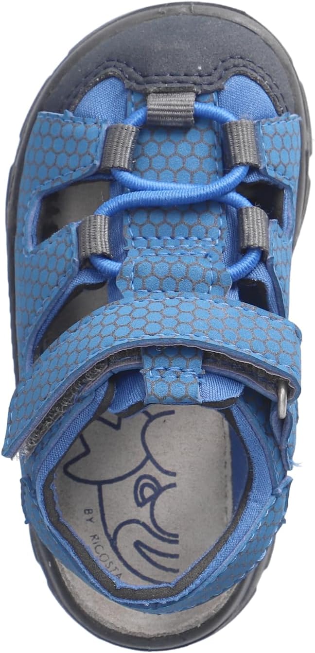 RICOSTA Mädchen und Jungen Sandalen GERY, Kinder Lauflernschuhe, Weite: Mittel, waschbar 20 EU Adria