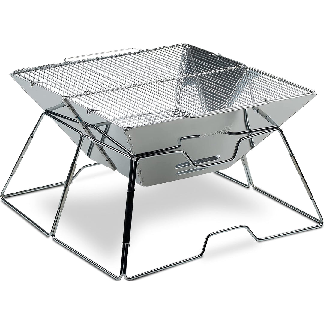 AceCamp® Camping Grill mit Tragetasche - Holzkohlegrills - faltbarer Klappgrill - Outdoor Grill - Ed