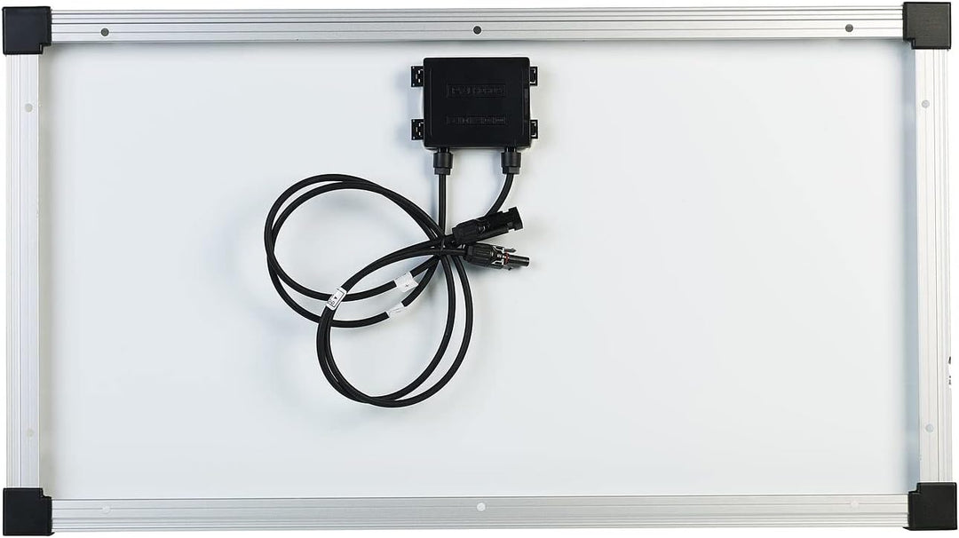 revolt Solarzelle: Mobiles Solarpanel mit monokristallinen Zellen, 60 W, silber (Solarplatte)