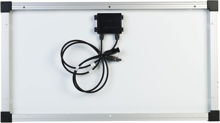 revolt Solarzelle: Mobiles Solarpanel mit monokristallinen Zellen, 60 W, silber (Solarplatte)