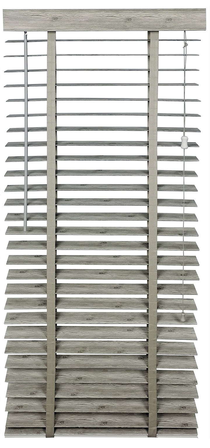 Jalousie in Holzoptik | 50 mm Lamelle | Verschiedene Grössen | Sonnenschutz für Fenster mit Bohren |