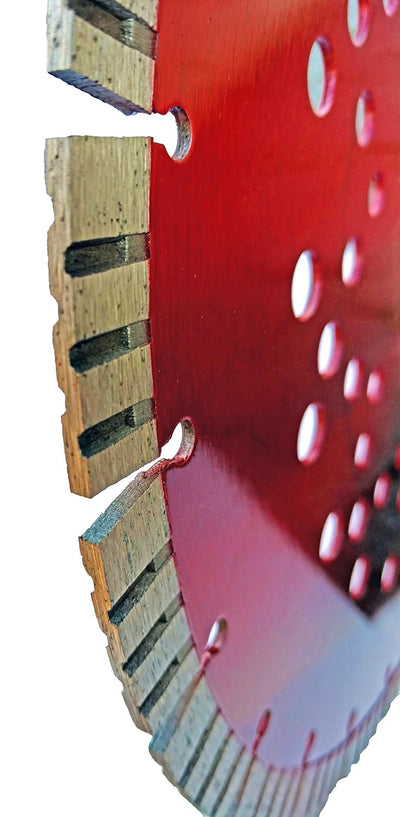 WERKMAX Diamant Trennscheibe ORIGINAL MEGA-LASER 15mm Turbo-Segment | Ø 350 mm / 20,0 mm Diamantsche