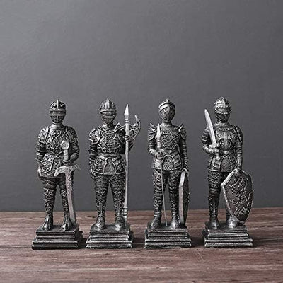 Hosoncovy Retro Warrior Soldat Figur Statue Home Dekoration Harz Skulptur Home Figur Geschenk Orname