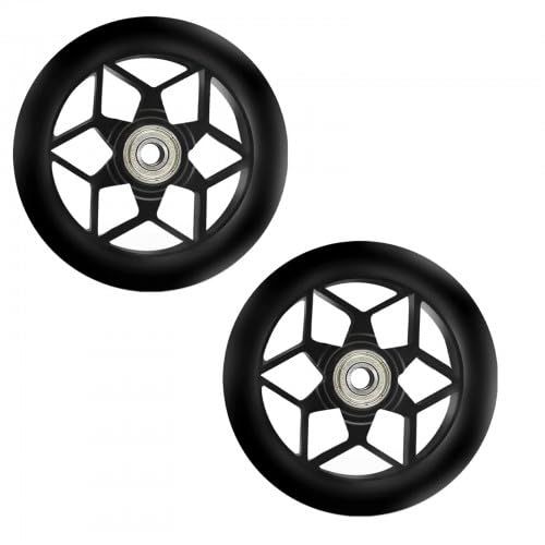 2 Stück 110mm Stunt Scooter Rollen, Scooter Ersatzräder räder mit ABEC-9 Lager, für meisten Stuntsco