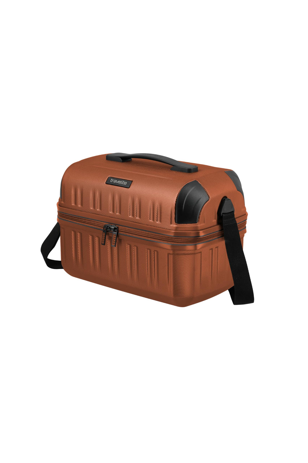 travelite Beautycase DYNAMIIC, Kosmetikkoffer Hartschale, 38 cm, 20 Liter | Kulturtasche für Damen &amp;