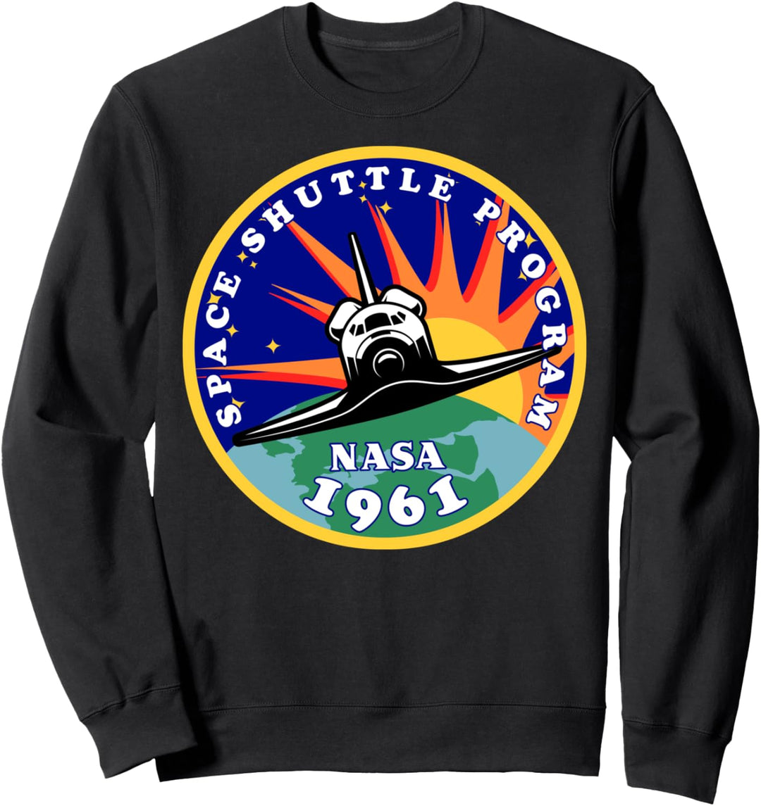 NASA Space Shuttle Sunset 1961 Poster Sweatshirt