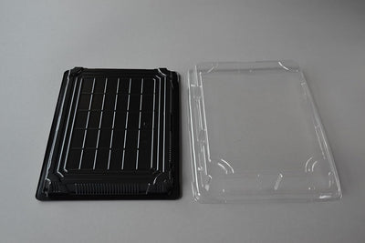 300 Stück Sushi Schalen OP 3.0 mit Deckel (263×190×30 mm) Sushibox Sushi-Verpackung Sushi Tray Take