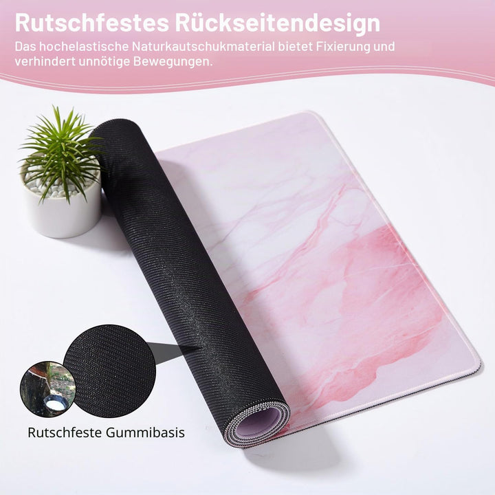 Schreibtischunterlage Mauspad, Mauspad XXXXL 1000 x 500mm, Mausunterlage Gross, Gaming Mouse Pad, Au