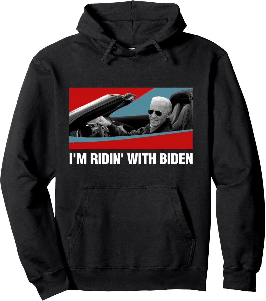 Ich bin Ridin mit Biden 2020 Wahl Joe Biden Pullover Hoodie