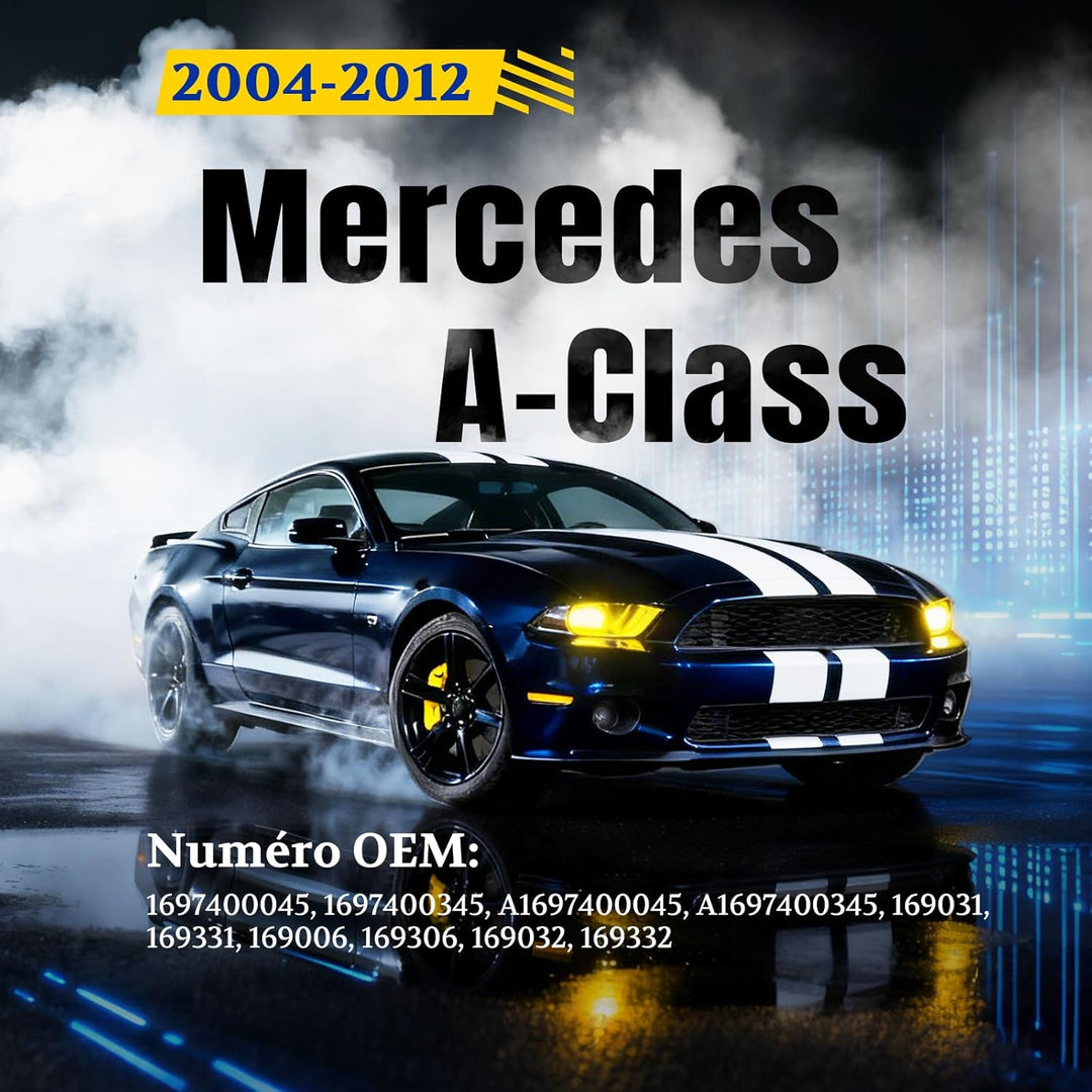 Arana 2x Gasdruckfeder Heckklappendämpfer Kofferraum Kompatibel mit W169 MERCEDES-BENZ 2004-2012 A15