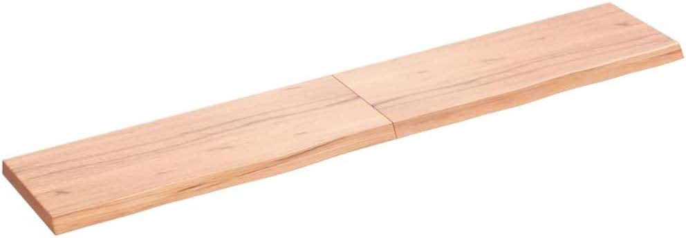vidaXL Wandregal, Holzregal Regal Handgefertigt mit Baumkante, Wandboard Regalbrett Scharnierdesign,