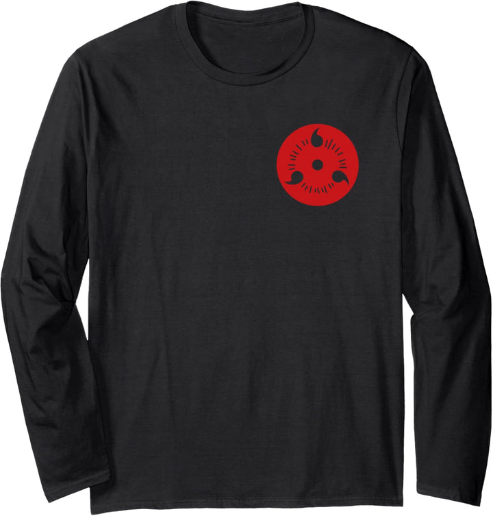 Naruto Shippuden Sasuke Sharingan Langarmshirt