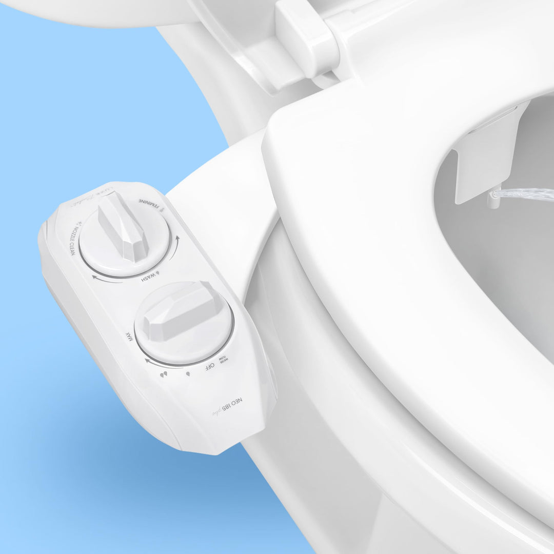 LUXE Bidet NEO 185 Plus – Mechanischer Bidet-Toilettensitzaufsatz der nächsten Generation mit innova