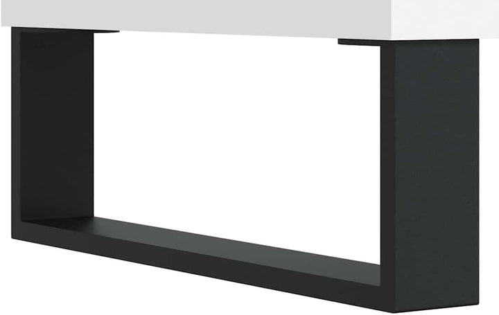 vidaXL Plattenschrank, Schallplattenschrank mit viel Stauraum, Plattenspieler Schrank für Wohnzimmer