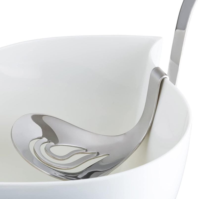 Alessi Nunziatella ESI23 SET - Designbehälter und Perforierte Pfanne für Mozzarella aus Thermoplasti