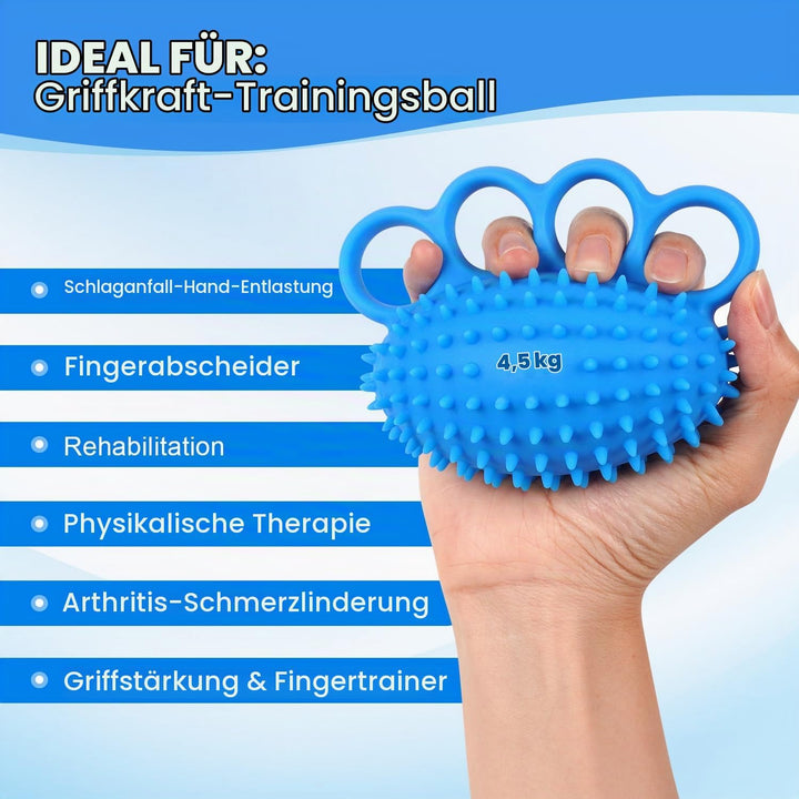 Handtrainer Fingertrainer Stressball 2 Set - Knetball für Hände Therapie, Handübungsbälle Anti Stres
