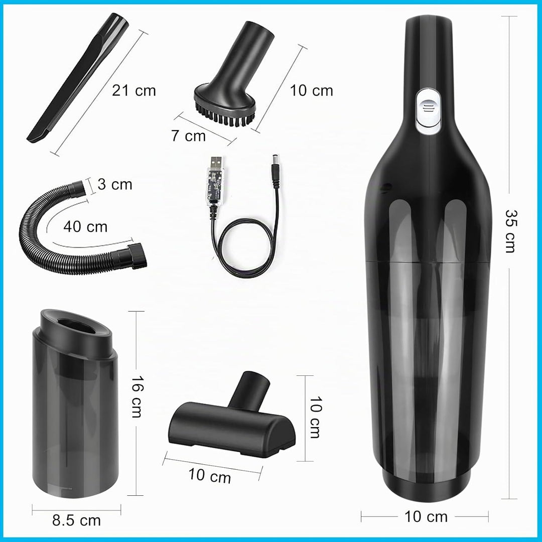 Akku Staubsauger, Auto-Staubsauger kabelloser, Mini-Staubsauger, multifunktionaler Handstaubsauger m