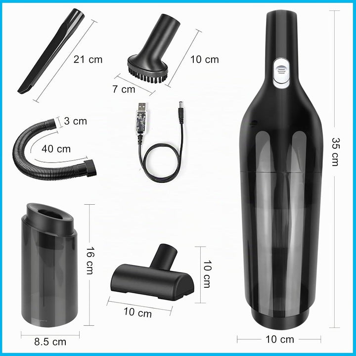 Akku Staubsauger, Auto-Staubsauger kabelloser, Mini-Staubsauger, multifunktionaler Handstaubsauger m