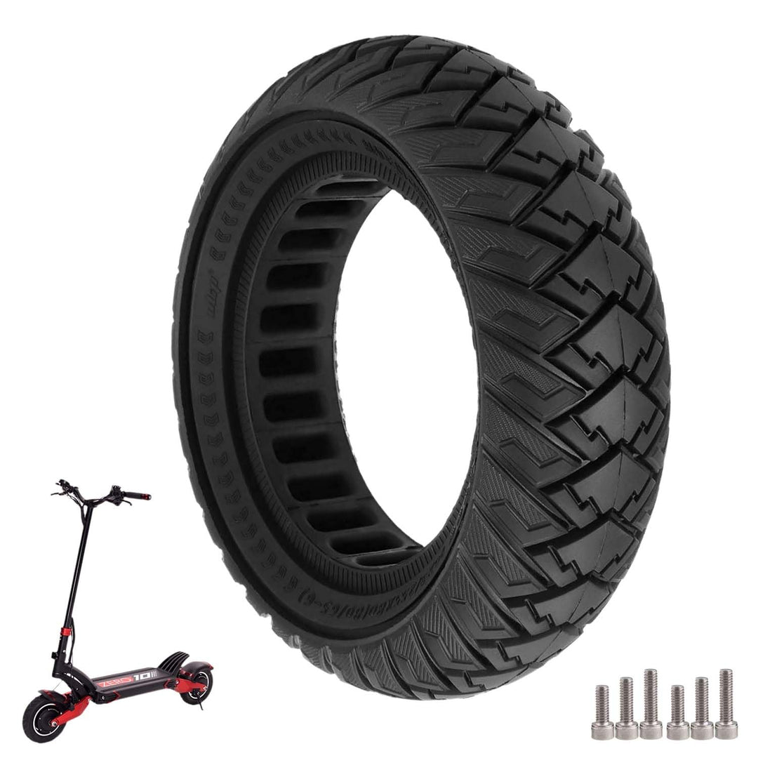 10 Zoll Scooter Solide Reifen, Elektroroller Vollgummireifen 10 x 3/255 x 80 (80/65-6) Ersatzreifen