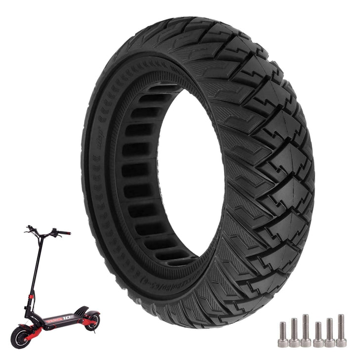 10 Zoll Scooter Solide Reifen, Elektroroller Vollgummireifen 10 x 3/255 x 80 (80/65-6) Ersatzreifen