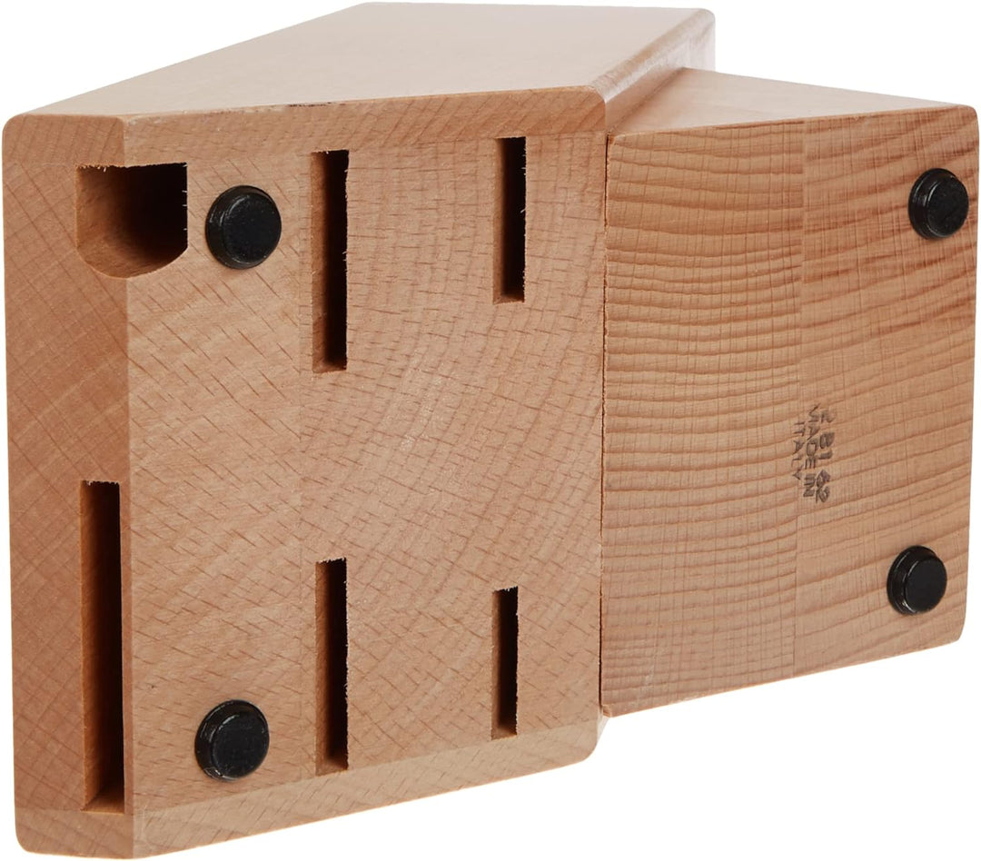 Zwilling 35149400 Messerblock, natur Braun, 7 Schlitze, Braun, 7 Schlitze