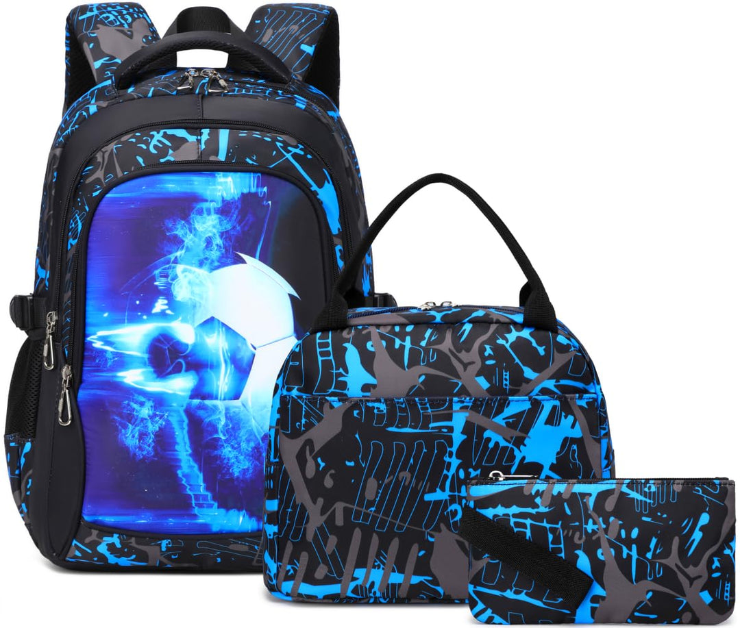 Schulrucksack Jungen Teenager Rucksäcke Kinder Schulranzen Grundschule Mittel Buchtasche Grosse Wass